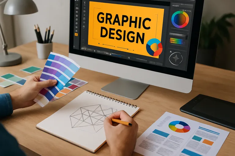 De wereld van grafisch ontwerp: van creatie tot uitvoering